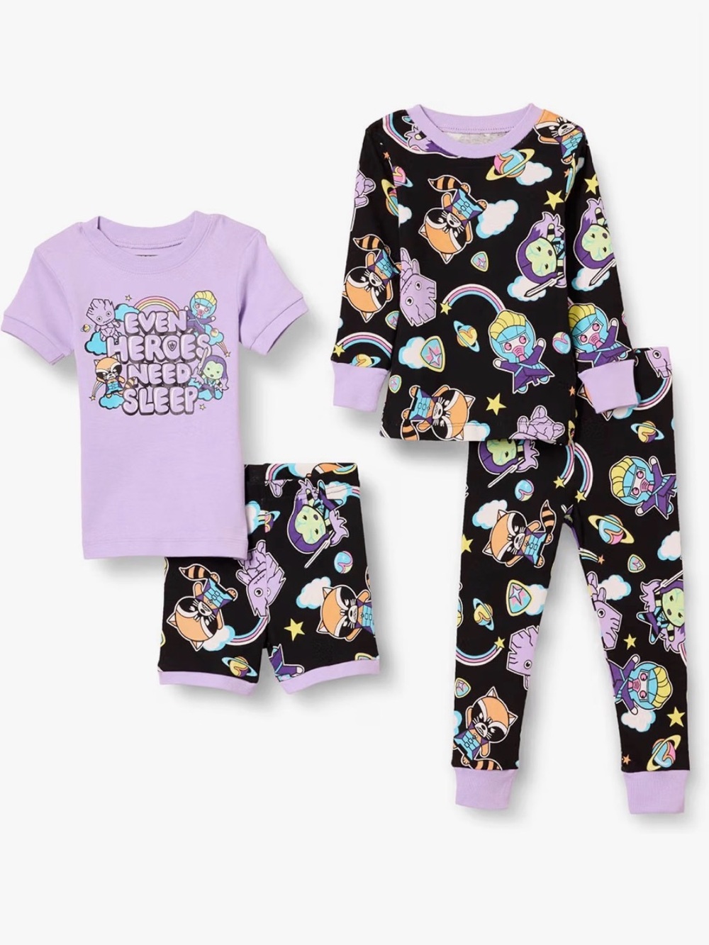 NWT Amazon Essentials Kids 2T Disney Marvel Star Wars Toddler Pajama Set
